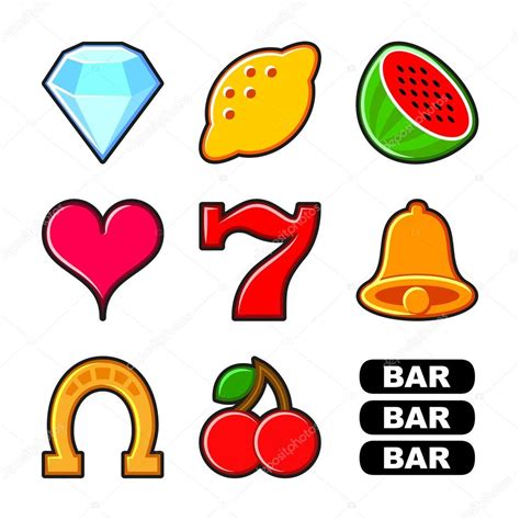 Slot Machine Icons Collection .